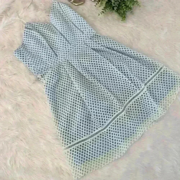 NWOT TOPSHOP Dresse | Lace Overlay Spagetti Strap Flare Hem Size 8 - Picture 3 of 10